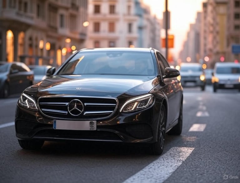 Mercedes E Class en Gran Via