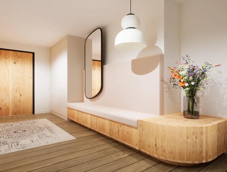 Visuel entrée aménagement sur mesure