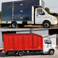 Transporte de mudanza con camión grande