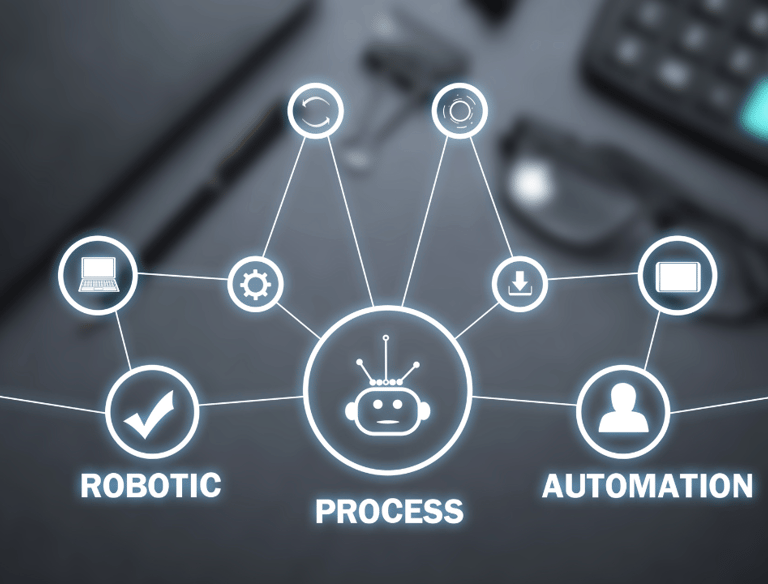 Diagrama de procesos de automatización industrial con enfoque en integración tecnológica