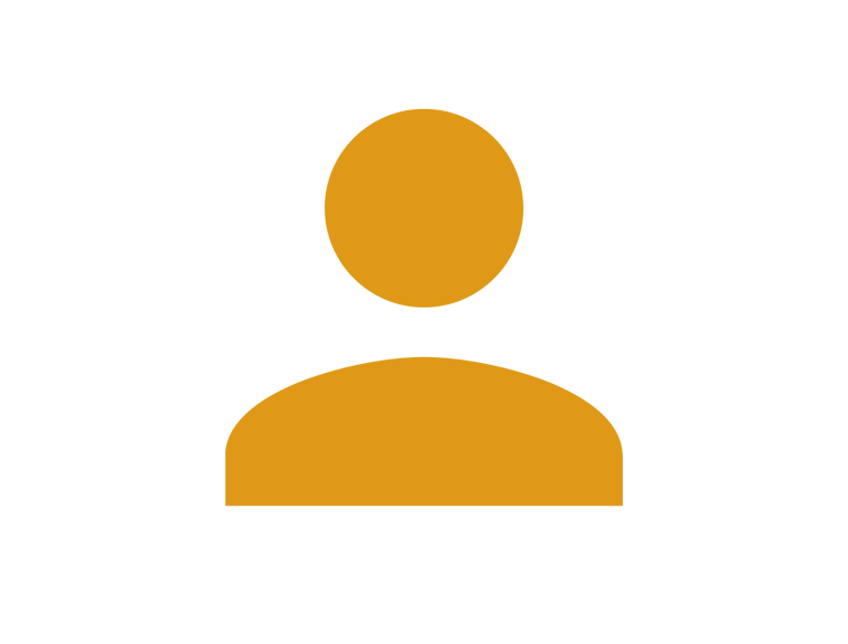 a person with a yellow and black icon