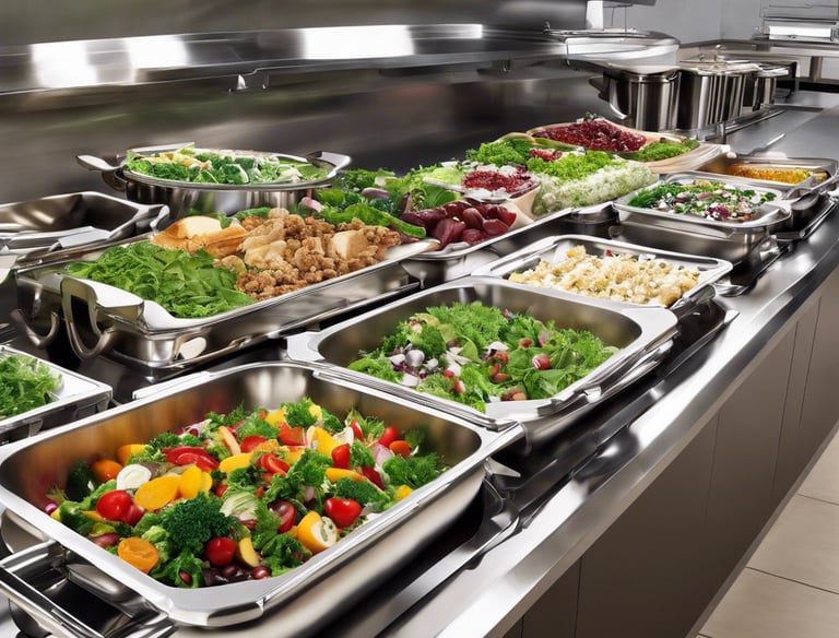 black metal empty building