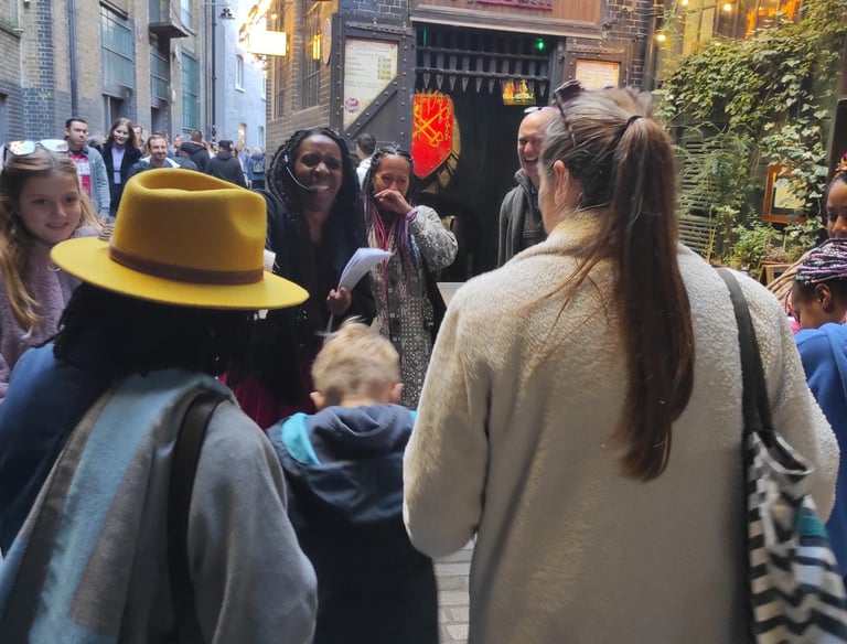 a group enjoying Family Adventure: Travel Back to Tudor London