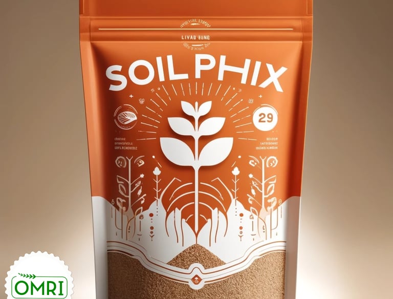 a bag of microbes with SoilPHIX