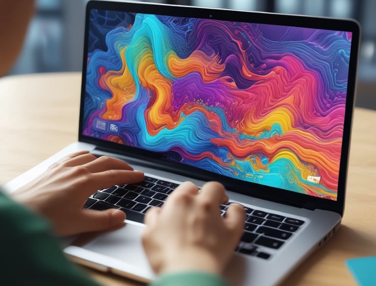 User adjusting depth and opacity settings on a 3D geophysical model.