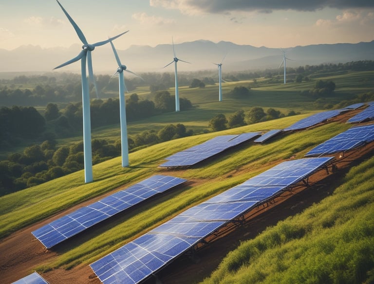 A diverse group of engineers collaborating on energy solutions.