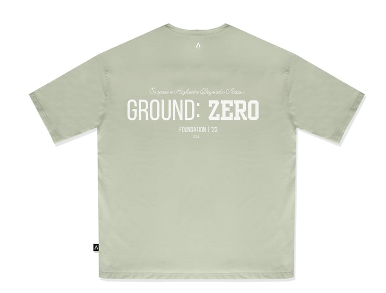Flat lay of a t-shirt