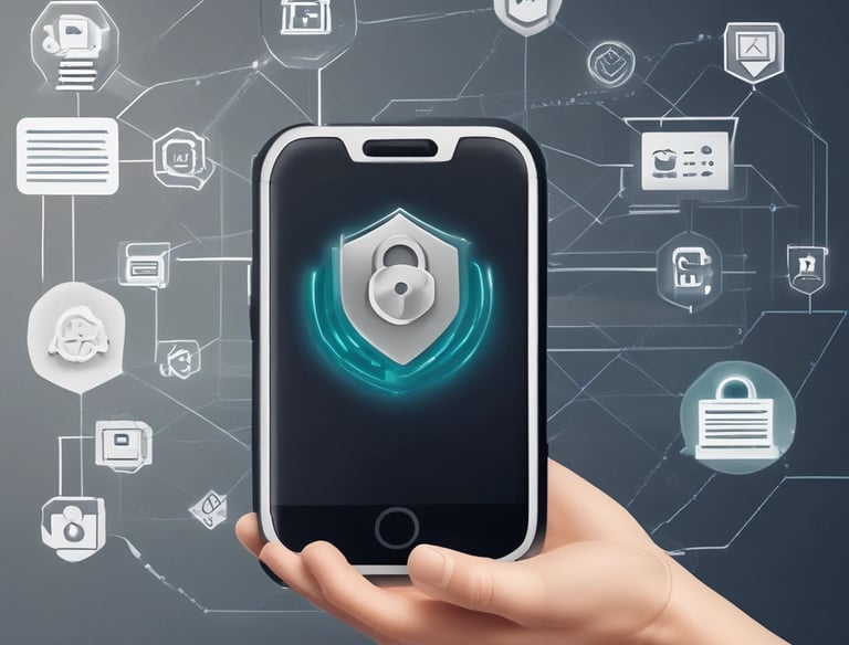 a man riding a skateboard down a street next to tall buildings