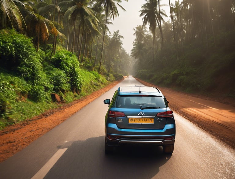 Goa Car Rental - Car driving in Goa