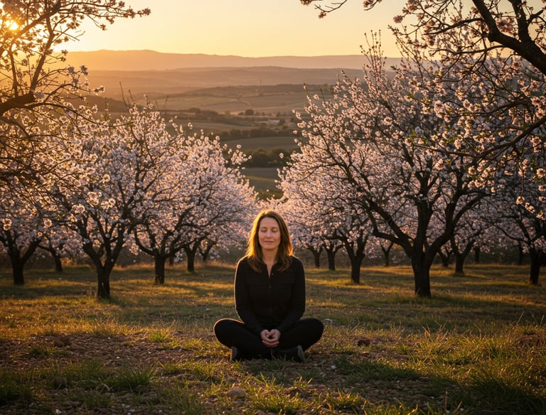 Paisaje de primavera en entorno natural para retiro de Pascua EntEra