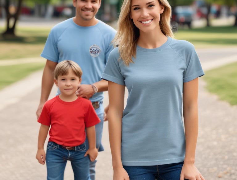 A variety of yarns and knitting supplies.