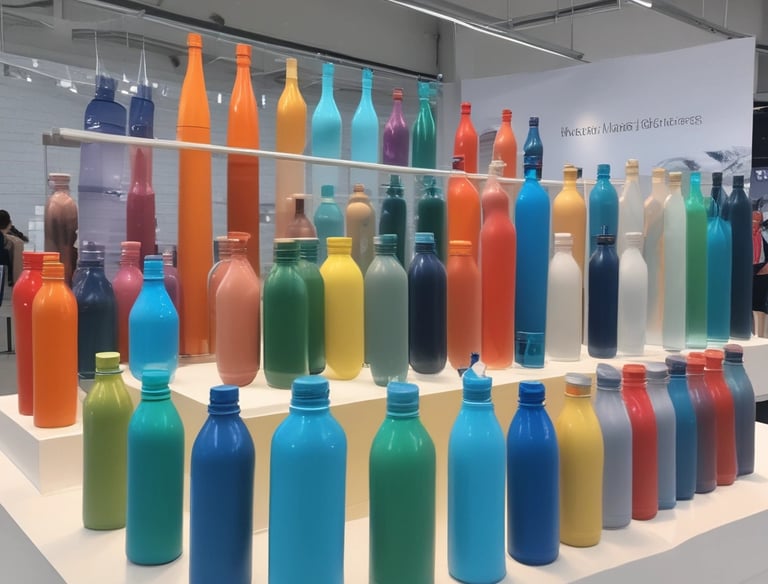 A sewing machine with colorful threads and accessories.