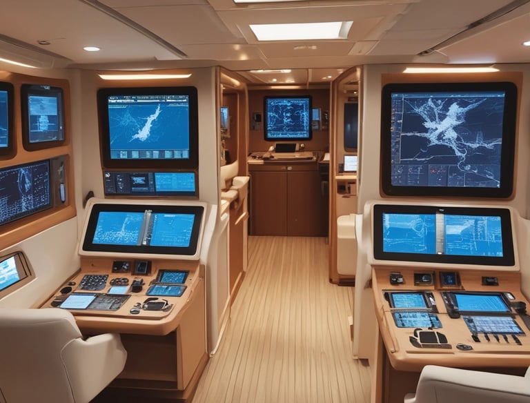 Underwater inspection of a yacht's hull.