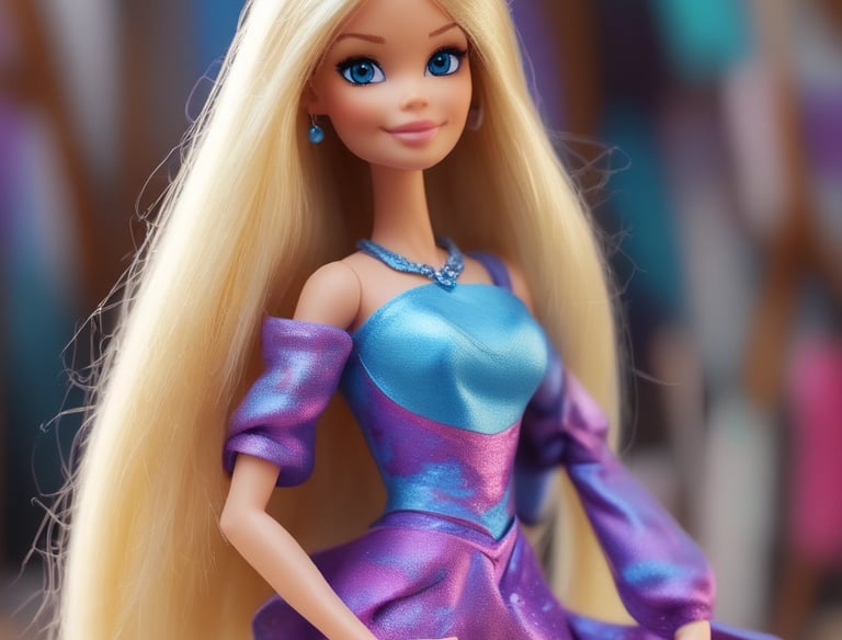 A festive birthday setting features a cake with a pink frosting base and a small top layer decorated with polka dots. Surrounding the cake are chocolate cupcakes, each topped with whipped cream and colorful candies. A pink 'Birthday Girl' sash is displayed in front of the cake along with a small crown. The table is adorned with pink and gold balloons, and the background shows a dimly lit room with decorative wallpaper.