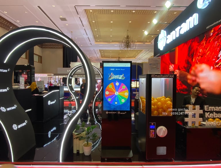 sewa mesin gacha gachapon kustomisasi