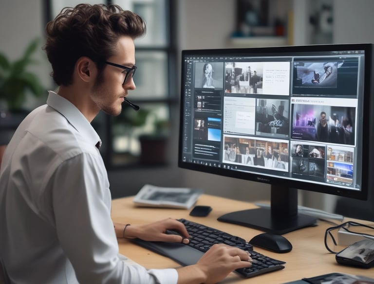 black blue and yellow textile