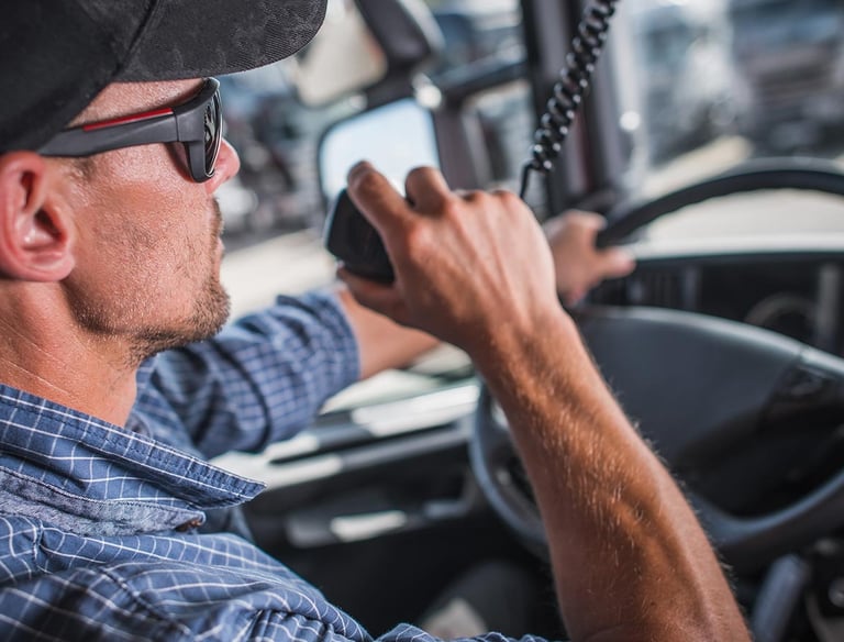 Logistics and transportation teams using OSNET MCPTT for nationwide fleet connectivity