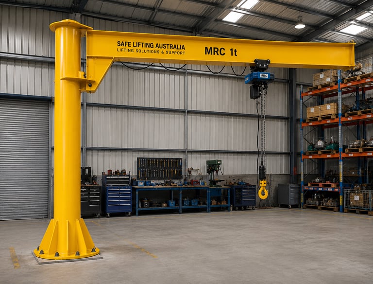 Safe Lifting Australia Jib Crane - installed by Safe Lifting Australia
