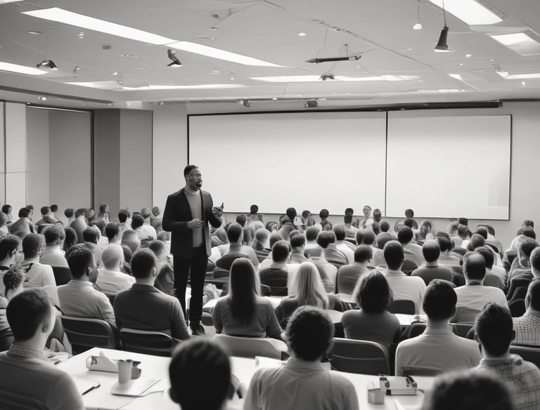 a helicopter is flying in the air with a man hanging from it's side