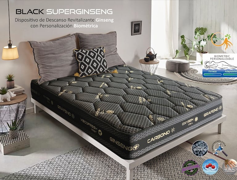 Colchón Viscoelástico Black Superginseng
