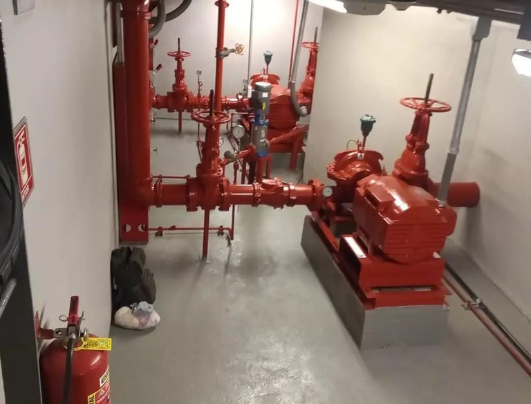 equipo contra incendio