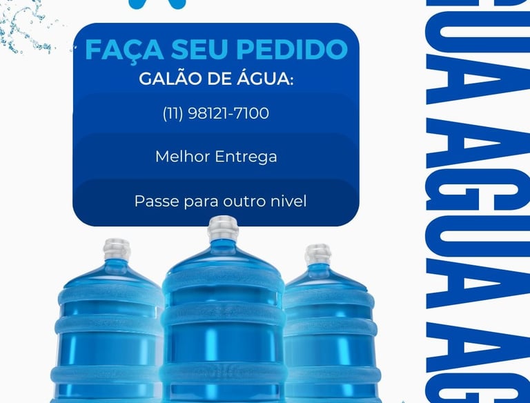 three water bottles with water in them and a sign that says fag