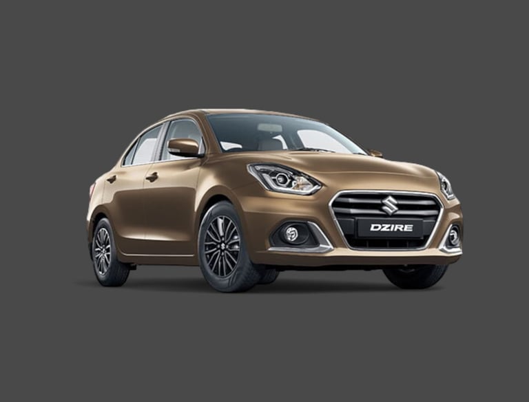 Maruti Suzuki Dzire sedan rental in Guwahati, Assam