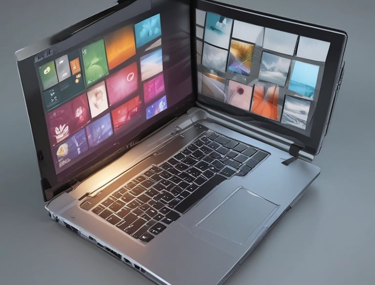 black and brown computer tower