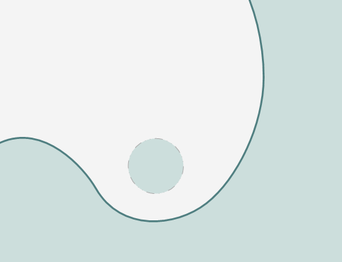 Author's supervision. Abstract landscape drawing.