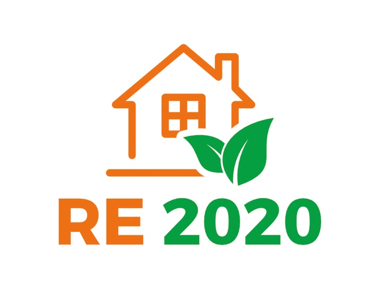 Schéma illustrant la réglementation environnementale RE2020
