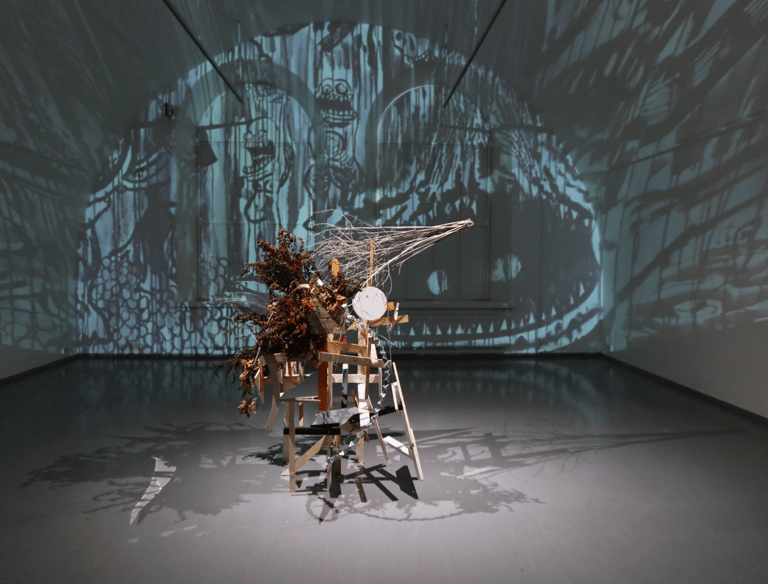Hedy Leung's  'Assemble' Ikebana performance at HIAP Helsinki presented by PF25 cultural projects