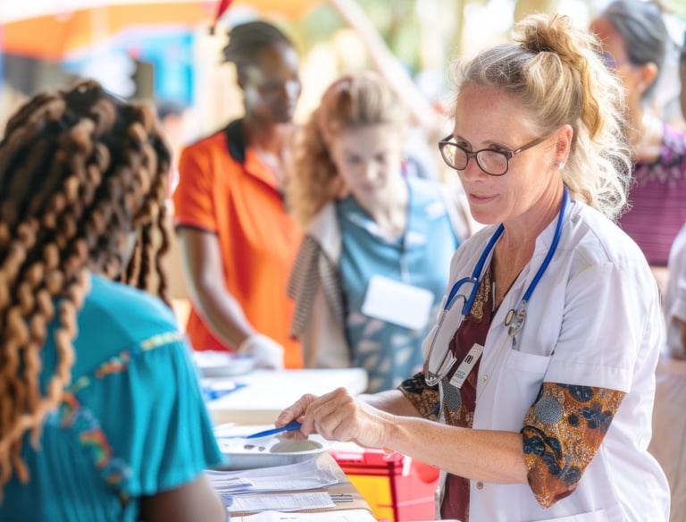 Improve health onsite Fair Health Wellness guidance nutrition lifestyle tips self-care education