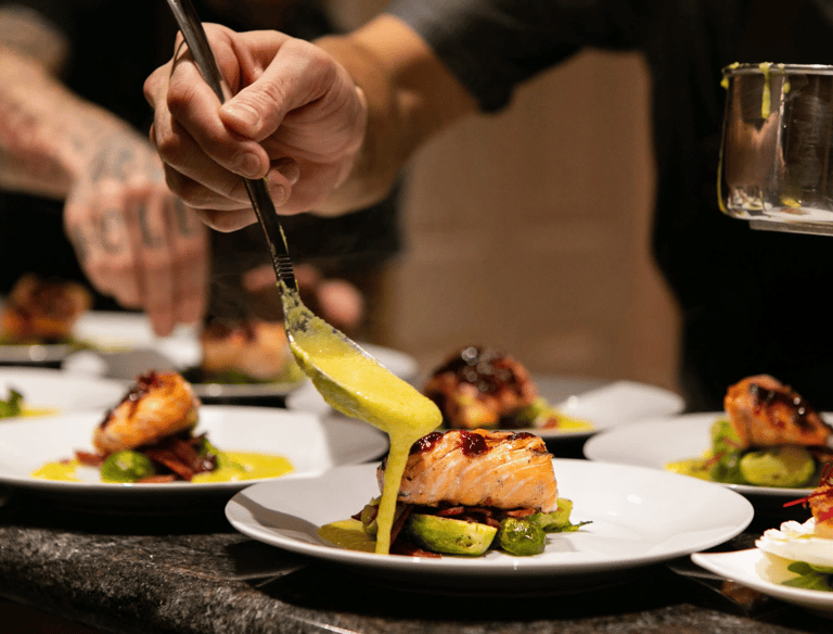 Gourmet gastronomic experience with private chef service