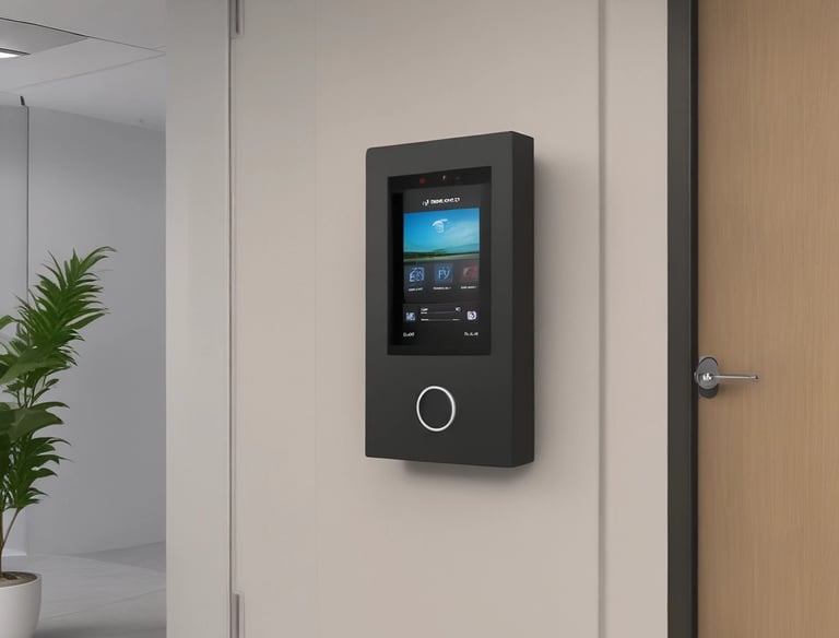 A modern smart building showcasing advanced ELV systems.