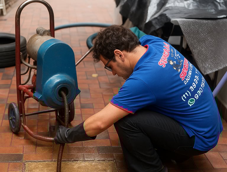 desentupidora de caixa de gordura