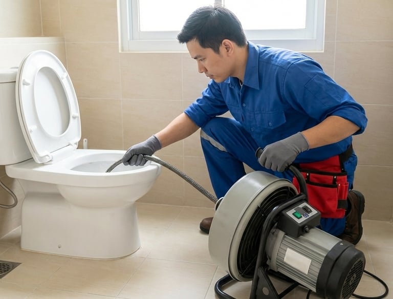 desentupimento de vaso