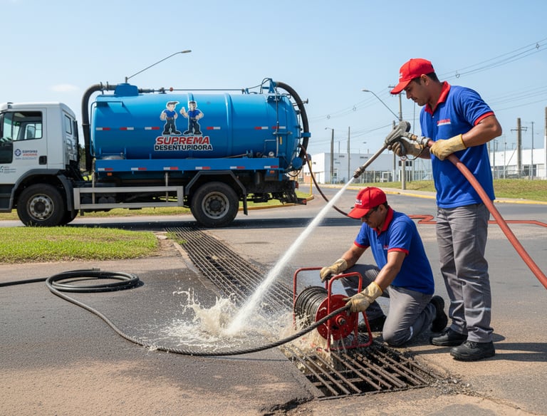 desentupimento de aguas pluviais
