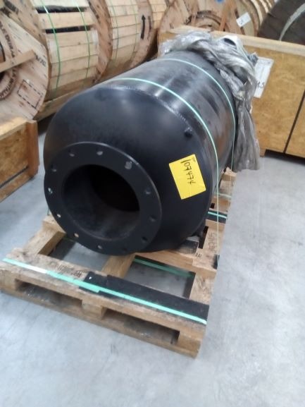 Muffler for a Surplus CAT 3512C, 1045kW Prime, 600v. 60 Hz. 1200 RPM, Diesel Generator Set