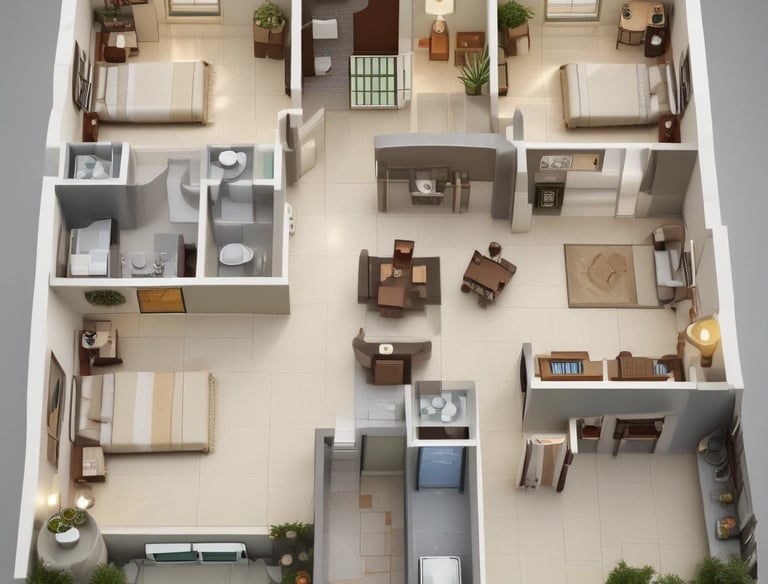 a building with a fenced in area with a fenced in area with a