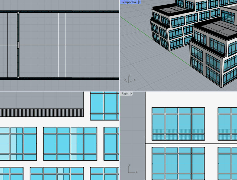 architectural drawings for visualizations