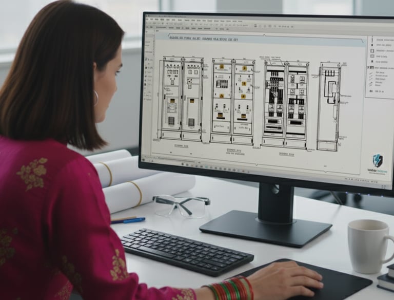 General Arrangement (GA) drawings by VoltEdge Solutions β professional AutoCAD drafting for switchge