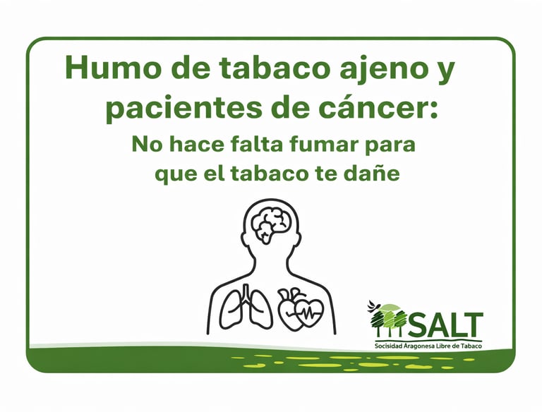 Humo de tabaco ajeno y pacientes de cáncer