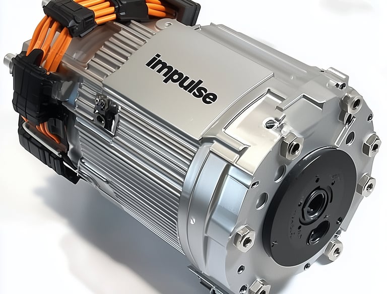 4KW electric traction motor from Impulse Electromotive Nano-3 Micro EV car