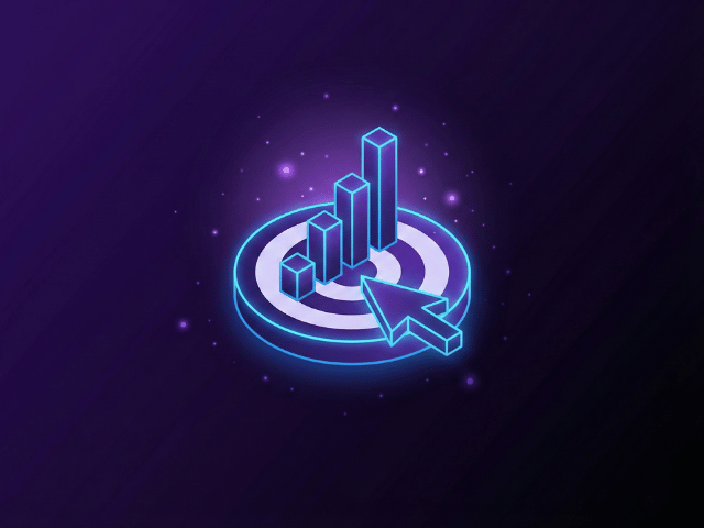 a blue and purple neon lite up in the dark