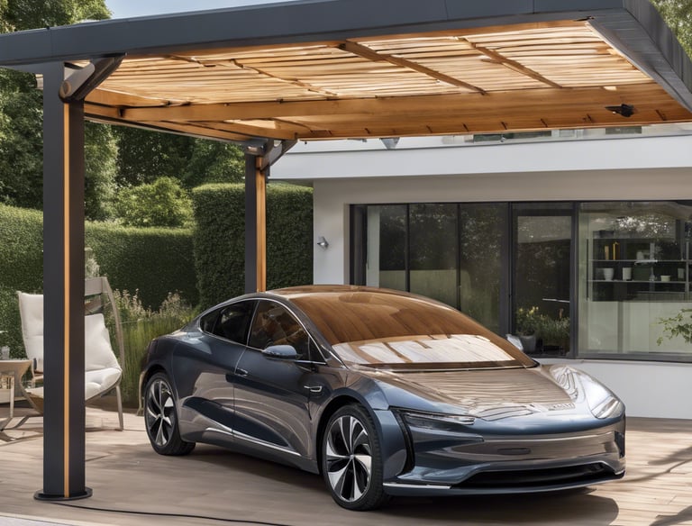 black motorcycle parked beside brown brick wall