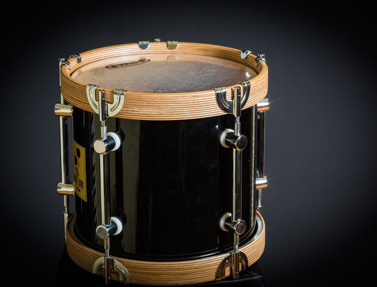 pollnerdrums wood hoops on sonor tom