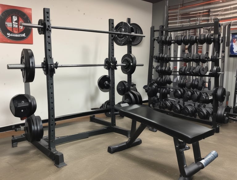 Front of a meal preparation business with a dark blue door and a large window displaying the name 'MEALPRO' and the slogan 'For the athlete in you.' The exterior features an orange awning and a small patch of greenery. A parked car is visible in the reflection of the window.