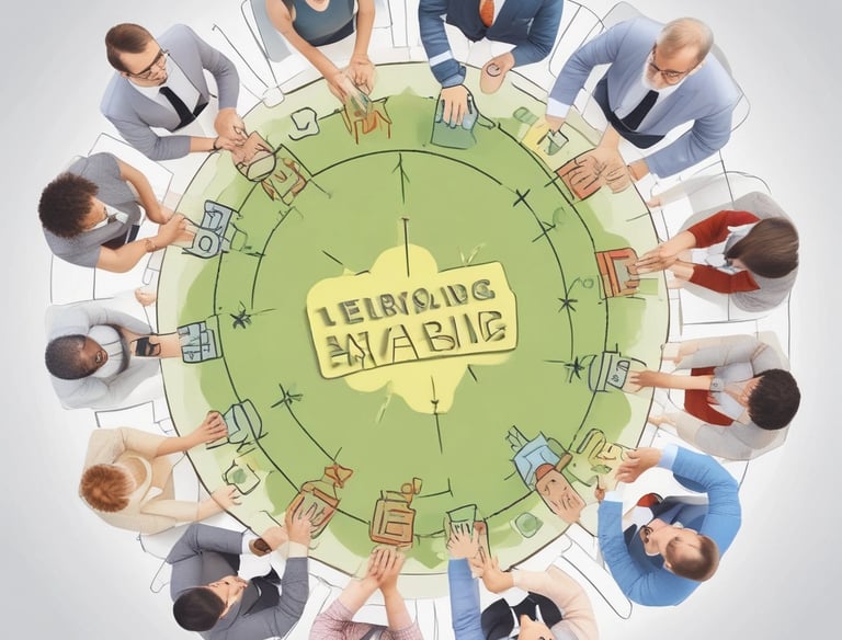 a man riding a skateboard down a street next to tall buildings