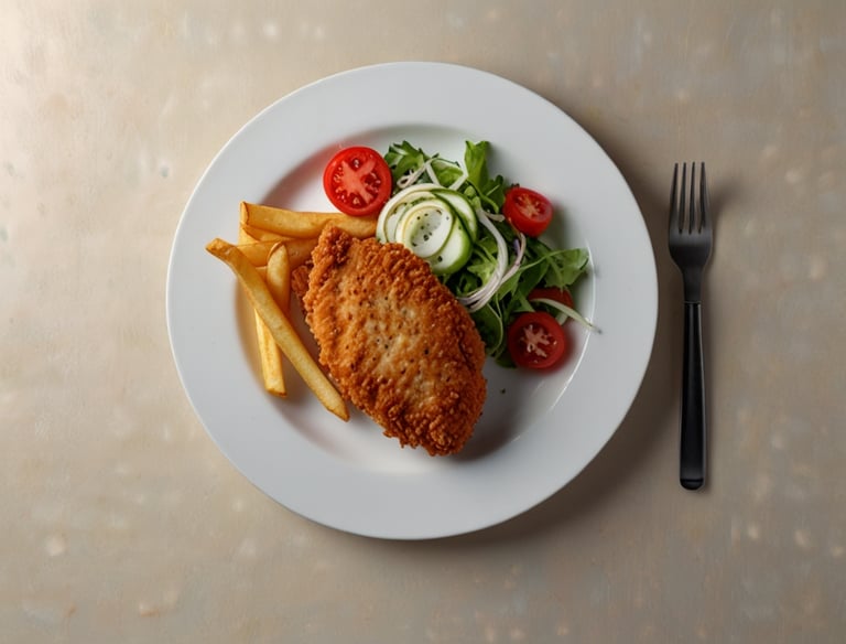 Breaded chicken breast/Rántott csirkemell