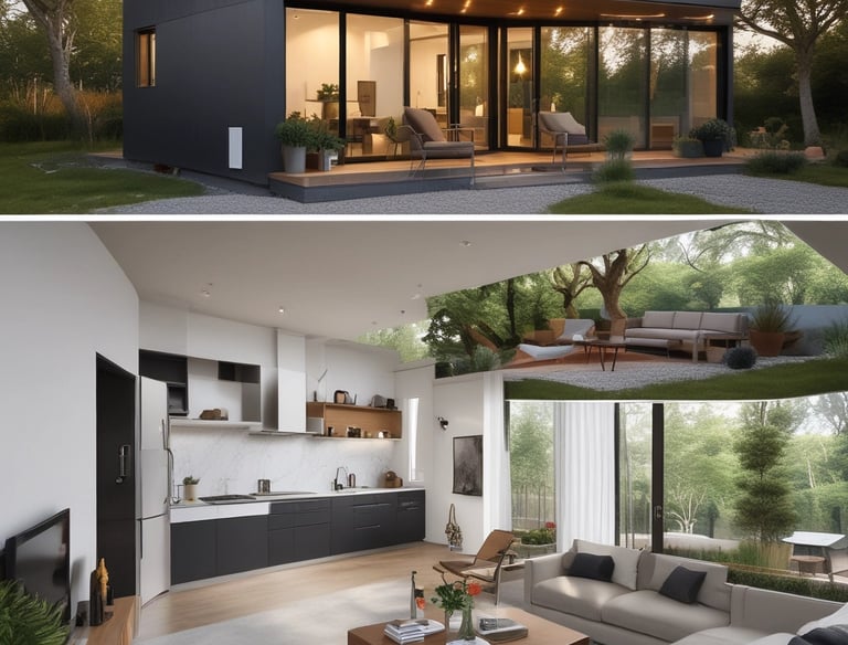 A serene garden space for residents.